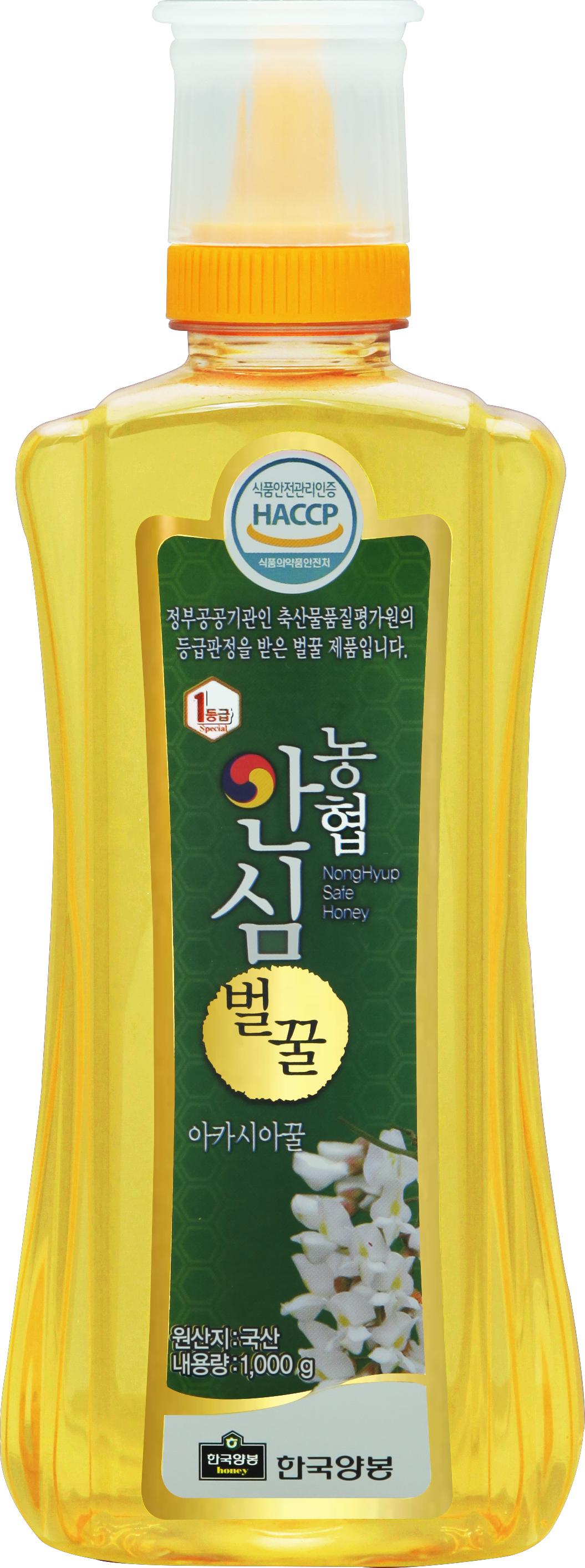 [한국양봉농협] 농협안심아까시(아카시아)꽃꿀1kg(튜브) 10개