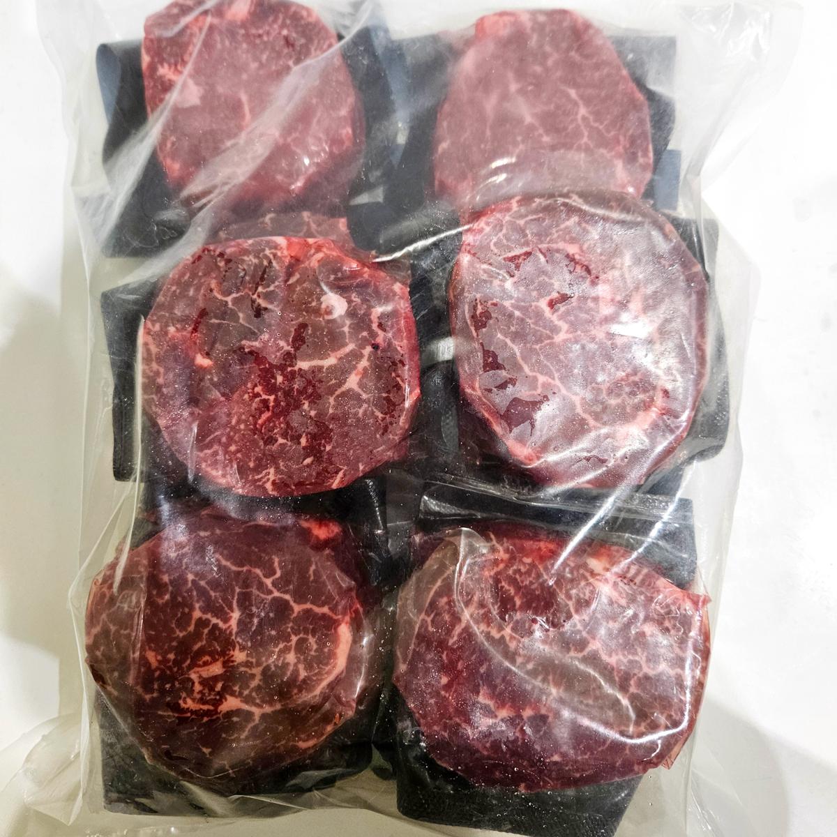 [한우][급냉]개별포장 안심스테이크 3등급/1kg